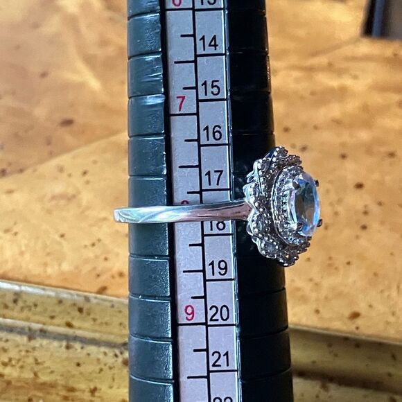 Aurora Borealis Mystic Topaz Sterling Silver Ring Size 8 - Picture 8 of 9